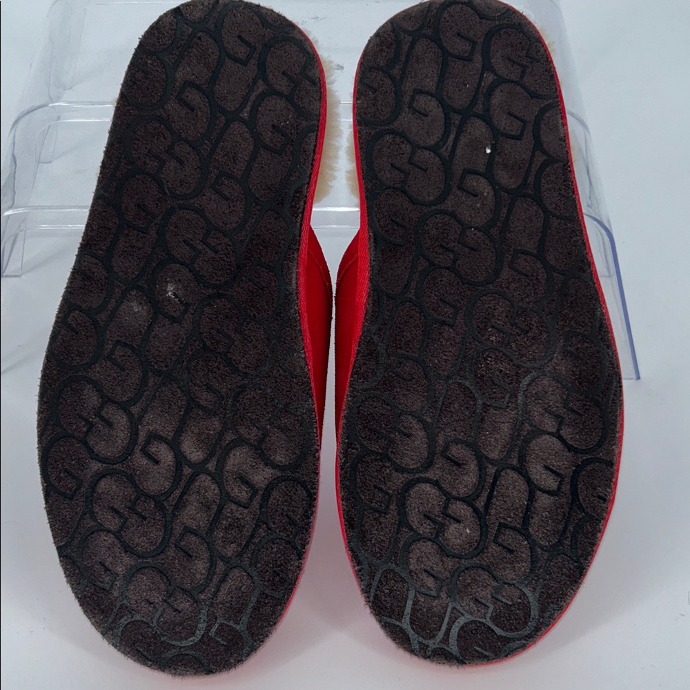 UGG SCUFF TERRACOTTA SUEDE MOCCASIN SLIP ON SLIPPER - Picture 8 of 10